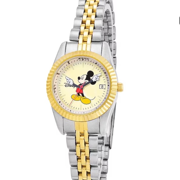 Lorus/Disney Exclusive: Quartz Vintage Stainless Steel Mickey Mouse Watch - Picture 4 of 4